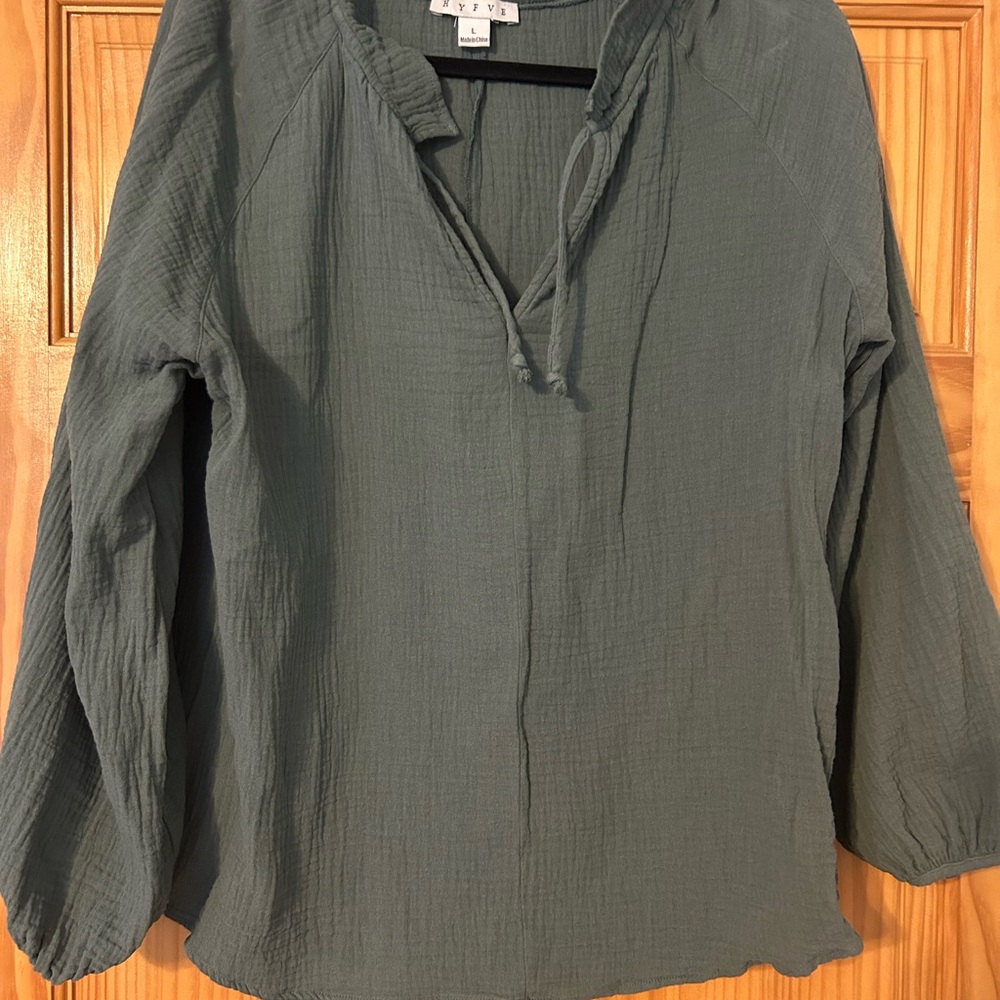 HYFVE Forest Green Blouse
